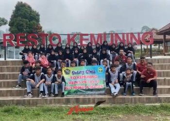 Keceriaan Terpancar Saat Outing Class Siswa Program Khusus MTsN 8 Sragen
