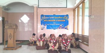 Penampilan Hadrah MATSANESRA Awali Pengajian Tarhib Ramadhan MTs N 6 Sragen