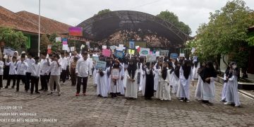 Sambut Ramadhan 1445 H, MTsN 7 Sragen Gelar Pawai Ramadhan