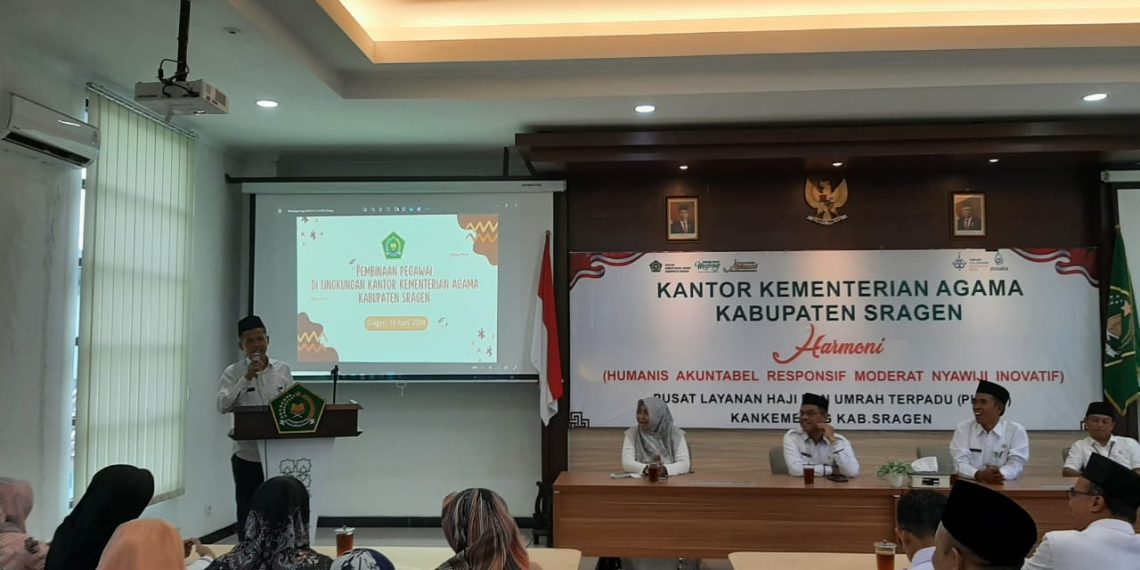 Awali Kerja Usai Idul Fitri, Kakankemenag Sragen Harapkan ASN Tingkatkan Kinerja