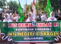 MTsN 8 Sragen Raih Juara 1 Karnaval HUT Kemerdekaan RI Ke-79 Kecamatan Kalijambe
