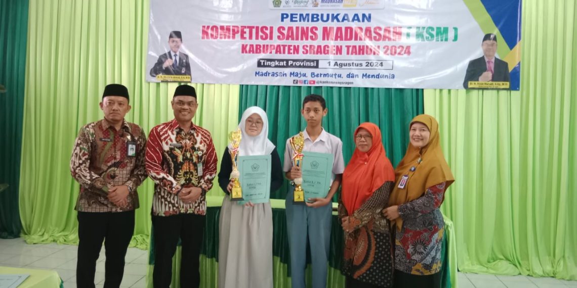 Siswa MAN 3 Sragen Raih 3  Penghargaan Dalam KSM Tingkat Kabupaten Sragen
