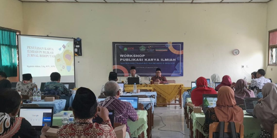 Perkuat Tradisi Ilmiah, MTs N 6 Sragen Selenggarakan Workshop Publikasi Karya Ilmiah
