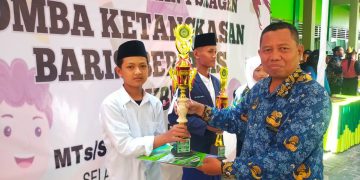 Tampil Memukau, Siswa MTsN 2 Sragen Raih Juara 1 Lomba MTQ Tingkat Kabupaten