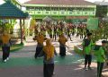 Jaga Kebugaran, MTsN 4 Sragen Rutin Adakan Senam Bersama Guru, Pegawai dan Siswa