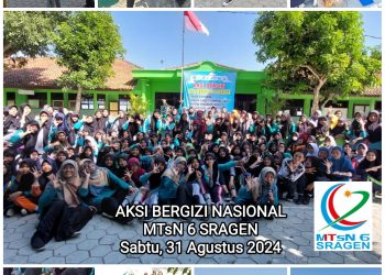 Wujudkan Madrasah Kuat dan Sehat, MTs N 6 Sragen Gelar Aksi Bergizi