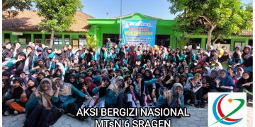 Wujudkan Madrasah Kuat dan Sehat, MTs N 6 Sragen Gelar Aksi Bergizi