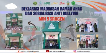 MIN 9 Sragen Deklarasi Madrasah Ramah Anak dan Anti Bullying