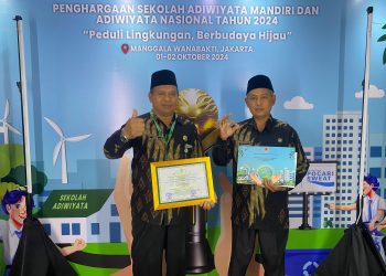 Sisihkan Puluhan Sekolah dan Madrasah, MTsN 4 Sragen Raih Penghargaan Adiwiyata Tingkat Nasional 2024