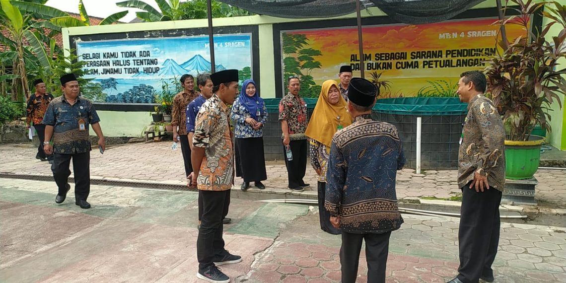 Sukses Adiwiyata Tingkat Nasional, MTsN 4 Sragen Terima Kunjungan Studi Tiru MTsN 1 Boyolali