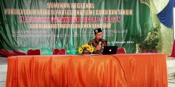 MTsN 3 Sragen Adakan Seminar Penguatan Profesionalisme Guru dan Tendik Demi Mewujudkan  Madrasah Maju dan Bermutu