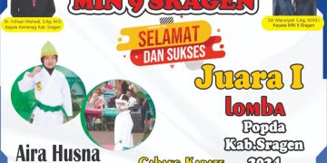 Siswa MIN 9 Sragen Raih Juara 1 Lomba POPDA Karate Tingkat Kabupaten Sragen