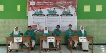 Debat Paslon Awali Pesta Demokrasi MTsN 2 Sragen