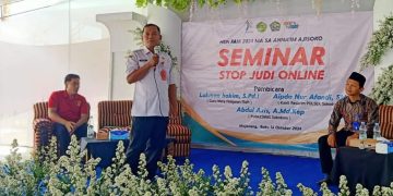Waspadai Judi Online di Kalangan Pelajar, MA An Naim Ajisoko Sukodono Gelar Seminar “Stop Judi Online”