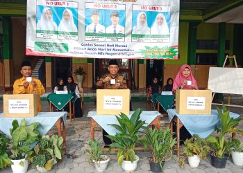 Pesta Demokrasi, Siswa MTsN 1 Sragen Ikuti Pemilihan Ketua & Wakil Ketua OSIM Periode Tahun 2024 – 2025.