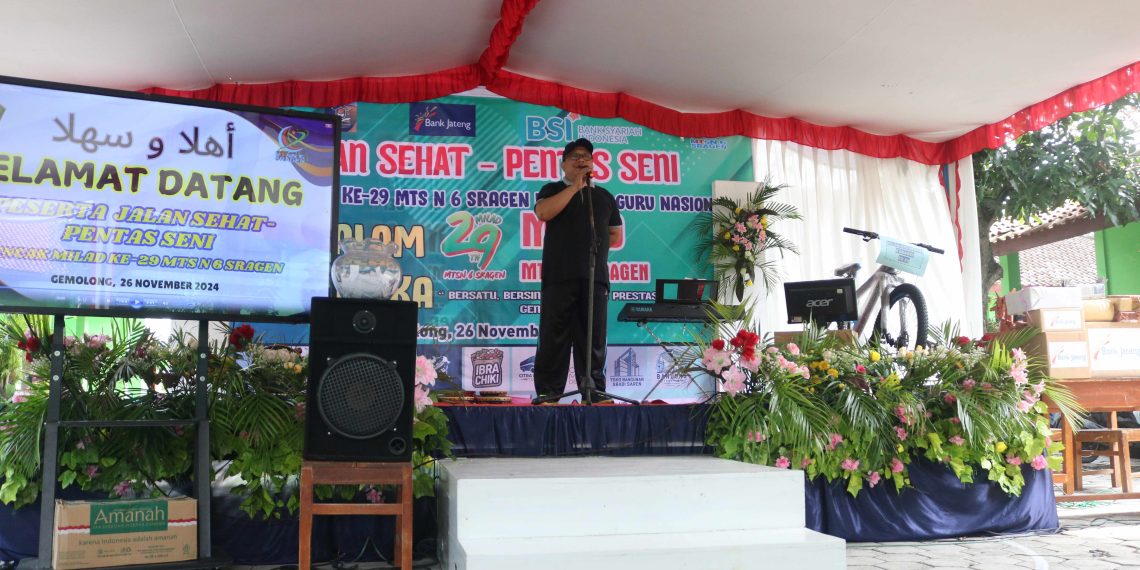 Gebyar Milad Ke-29 MTs N 6 Sragen, Bersatu Dan Bersinergi Meraih Prestasi Gemilang