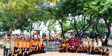 Latih Leadership dan Team Building, MTs N 6 Sragen Ajak Para Siswa Outbound di Gunung Kidul
