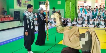 Fashion Show Busana Muslim dan Drama Warnai Lomba Antarkelas di Masa Jeda