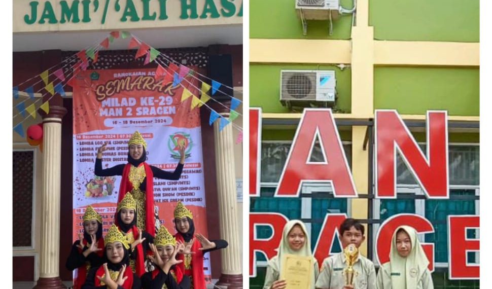 Raih 2 Penghargaan dalam Milad MAN 2 Sragen, Buktikan MTsN 3 Sragen Sebagai Madrasah Penuh Prestasi