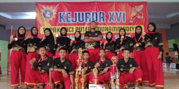 Raih 7 Emas, 3 Perak dan 1 Perunggu Kukuhkan MTsN 3 Juara Umum Kejurda Tapak Suci Kelas Pra Remaja