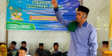 Penguatan Karakter Siswa, MTsN 4 Sragen Peringati Isra’ Mi’raj Untuk Meningkatkan Kualitas Sholat