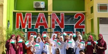 MAN 2 Sragen Peringati Isra’ Mi’raj 1446 H dengan Semangat Keislaman dan Solidaritas Palestina
