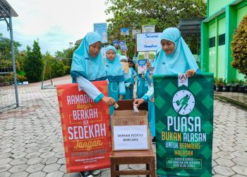 Sambut Ramadhan, MIN 5 Sragen Gelar Pawai dan Aksi Sosial Galang Donasi Bencana