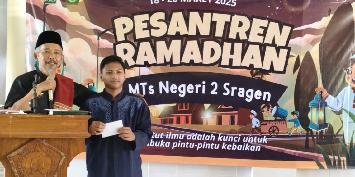 Pesan Ramadhan, Plh Kepala MTs N 2 Sragen Ajak Semua Guru dan Siswa Menjadi Khoirunnas