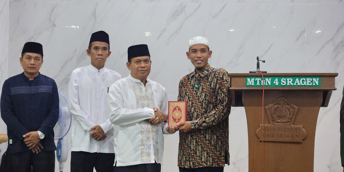 Masjid Al Musinah MTsN 4 Sragen Diresmikan, Diharapkan Jadi Pusat Pembinaan Karakter Islami