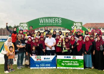 MIN 9 Sragen Torehkan Prestasi Gemilang Dalam Turnamen Sepakbola Putri Milklife Soccer Challenge Djarum Foundation 2025