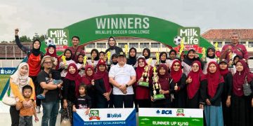 MIN 9 Sragen Torehkan Prestasi Gemilang Dalam Turnamen Sepakbola Putri Milklife Soccer Challenge Djarum Foundation 2025
