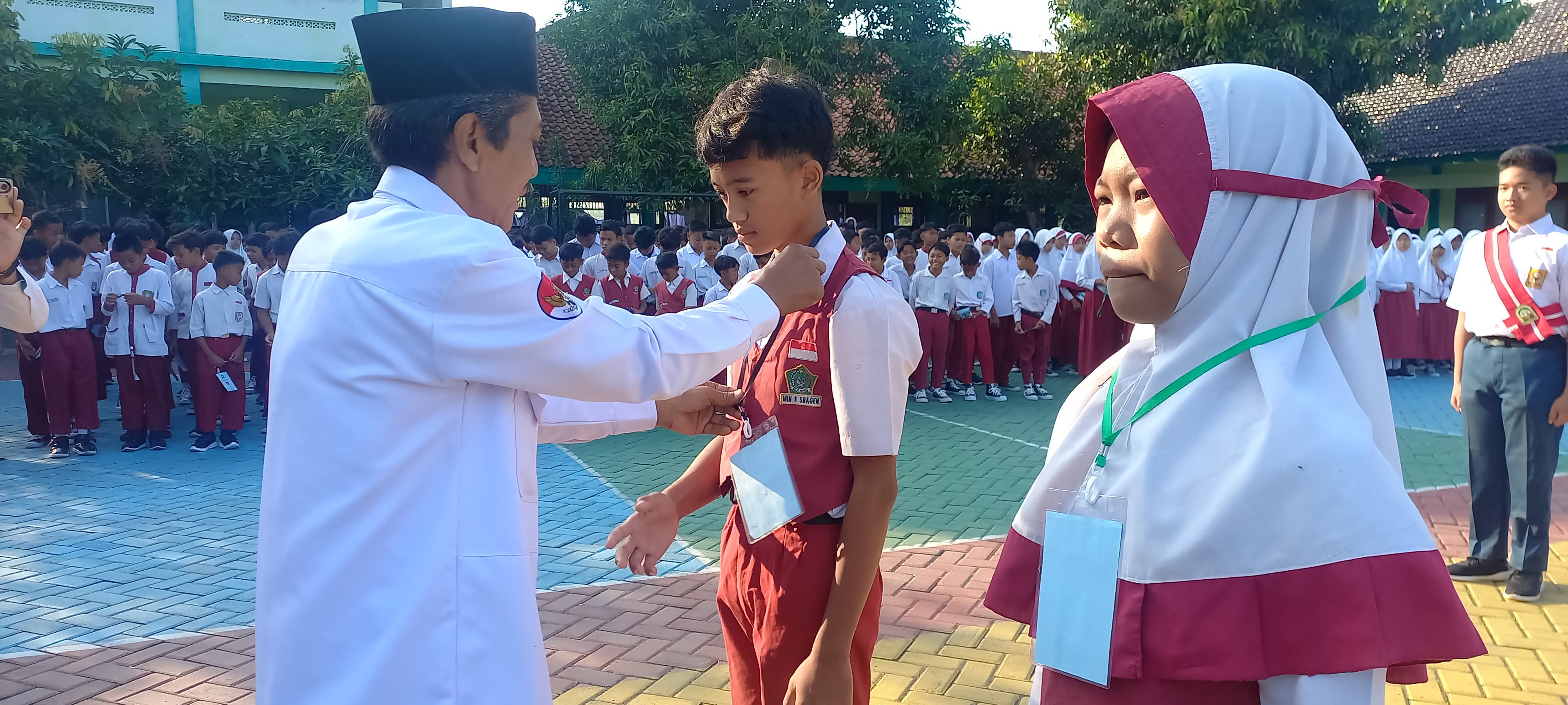 Awali Tahun Ajaran Baru, MTsN 8 Sragen Gelar Apel Sekaligus Pembukaan Matsama