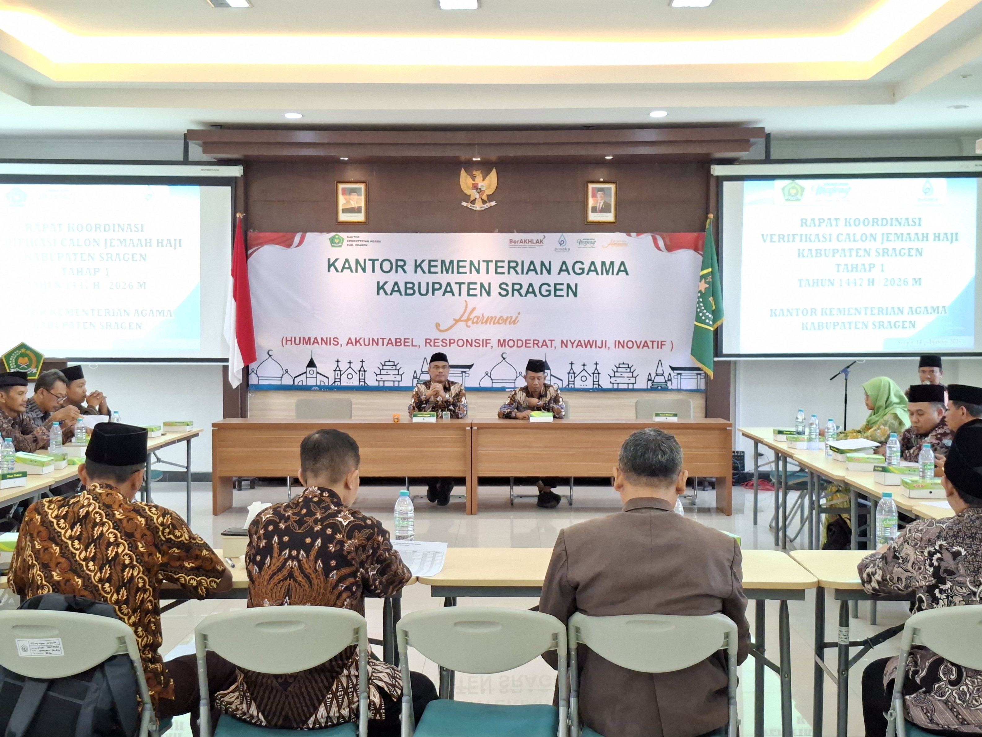 Pastikan Haji 2026 Lancar, Kankemenag Sragen Gelar Rakor Verifikasi Tahap Pertama