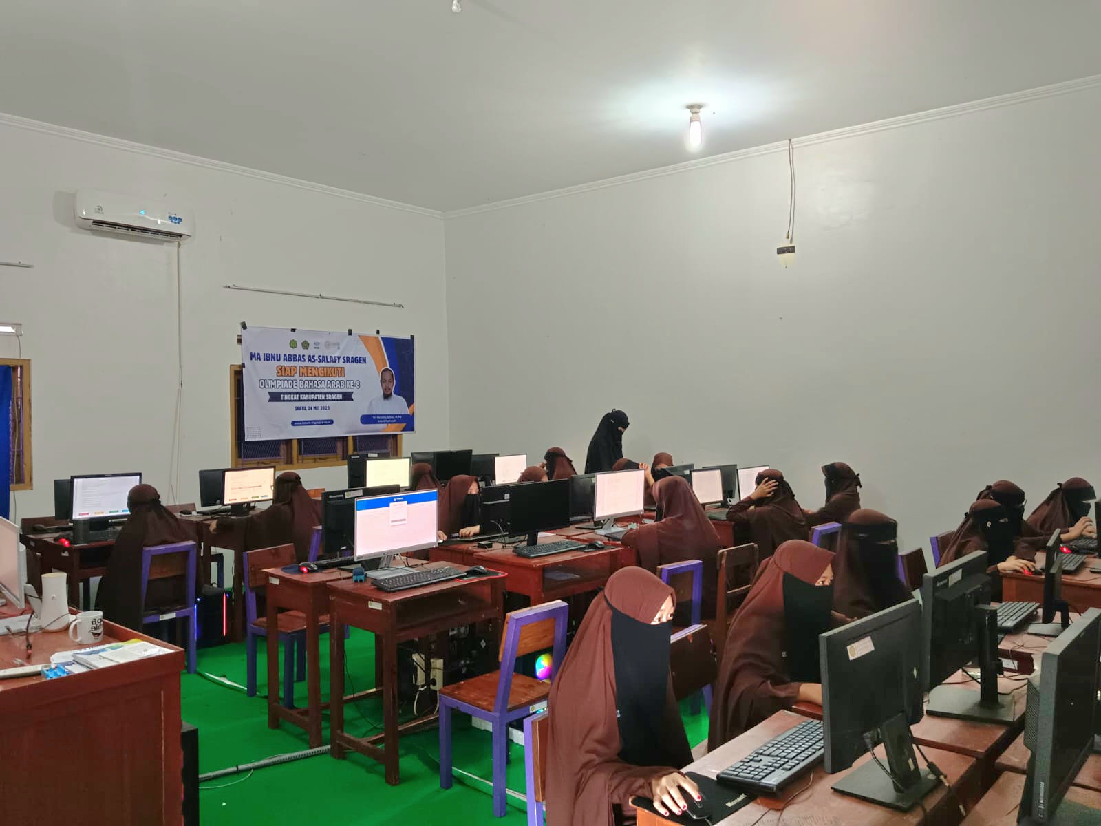 Madrasah Aliyah Ibnu Abbas Assalafy Sukses Laksanakan Hari Pertama ANBK 2025