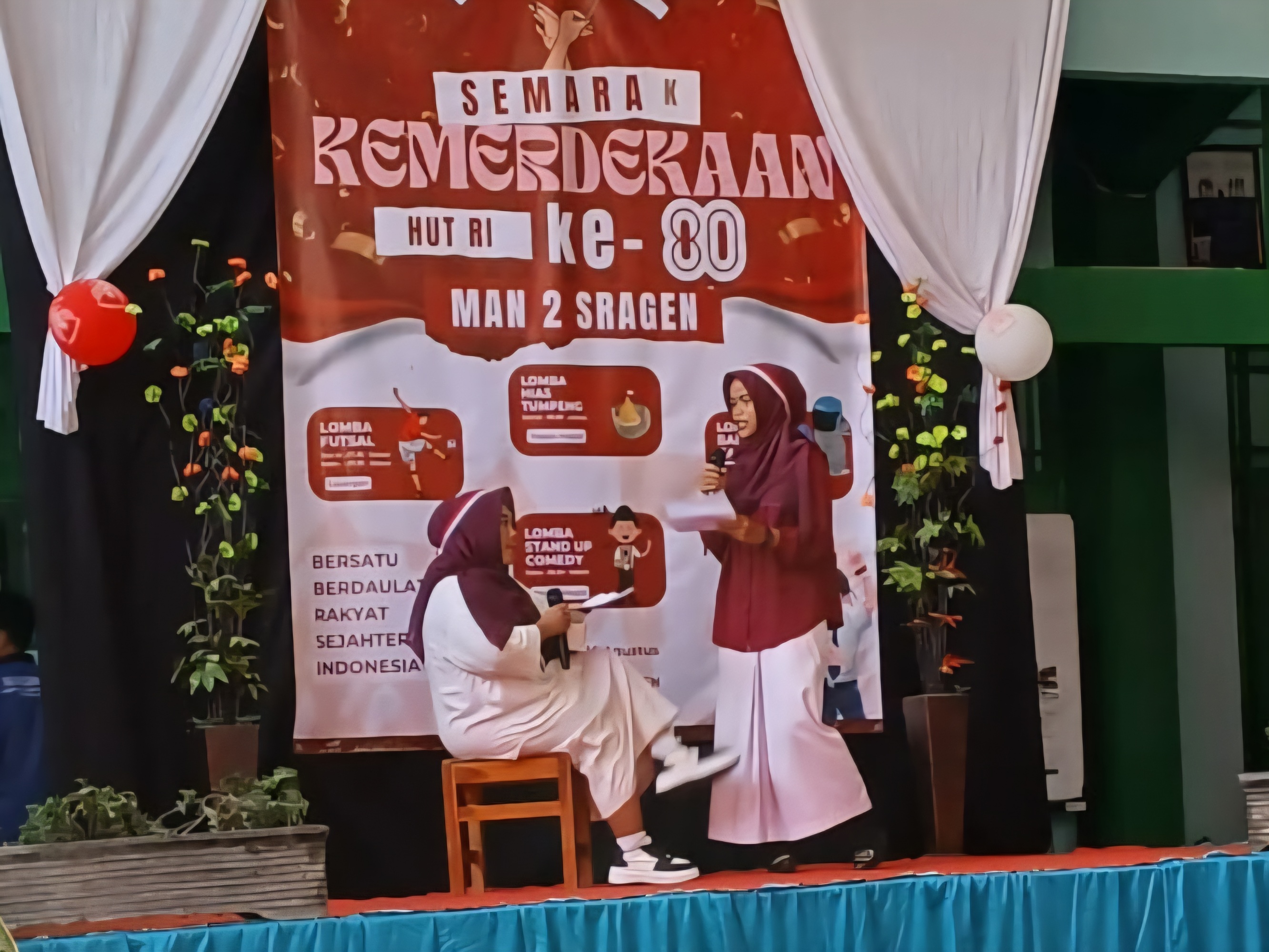 Semangat 80 Tahun RI, MAN 2 Sragen Rayakan dengan Sportivitas dan Kreativitas