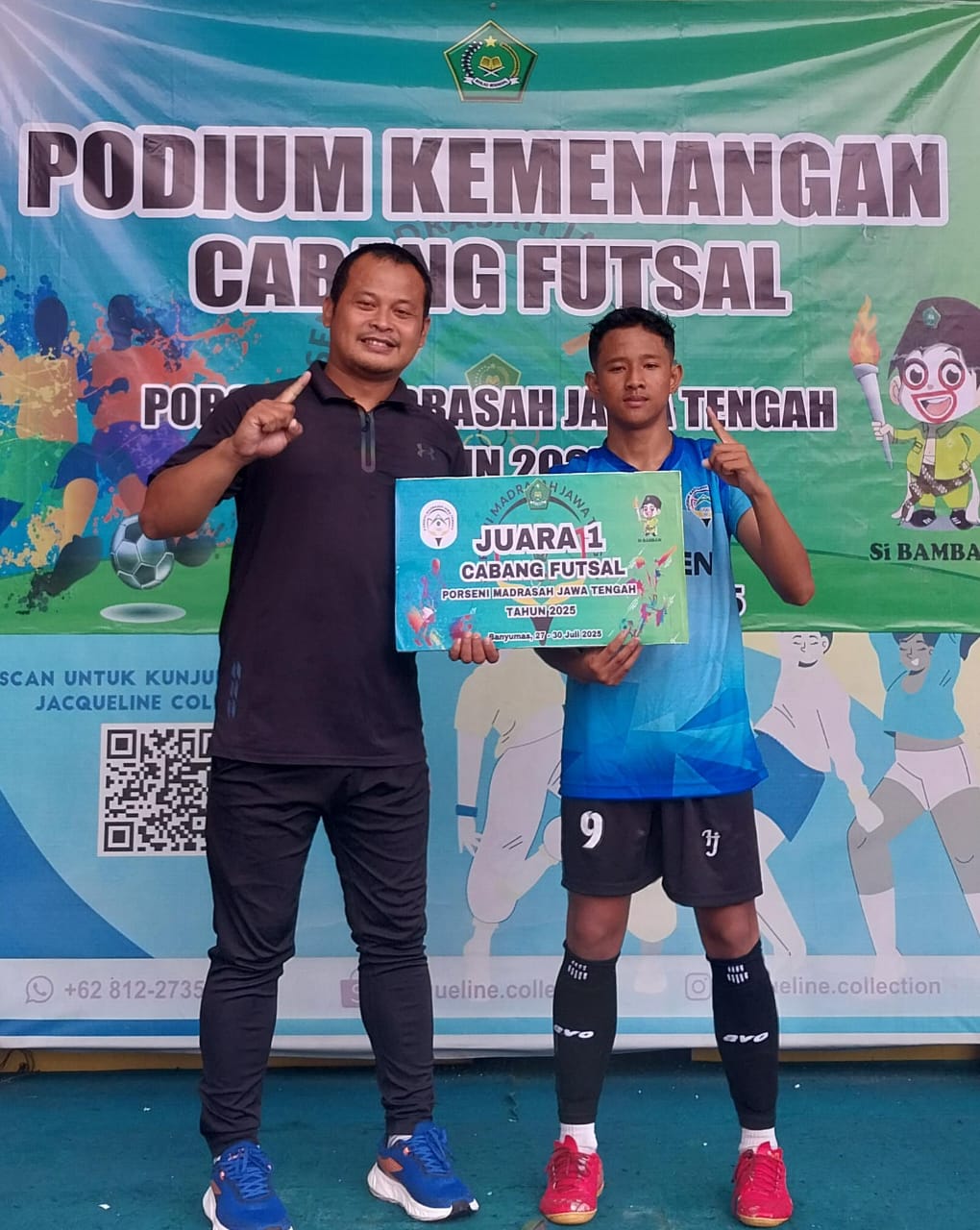 Alif “Sang Predator Futsal”, Ukir Prestasi untuk MTsN 8 Sragen