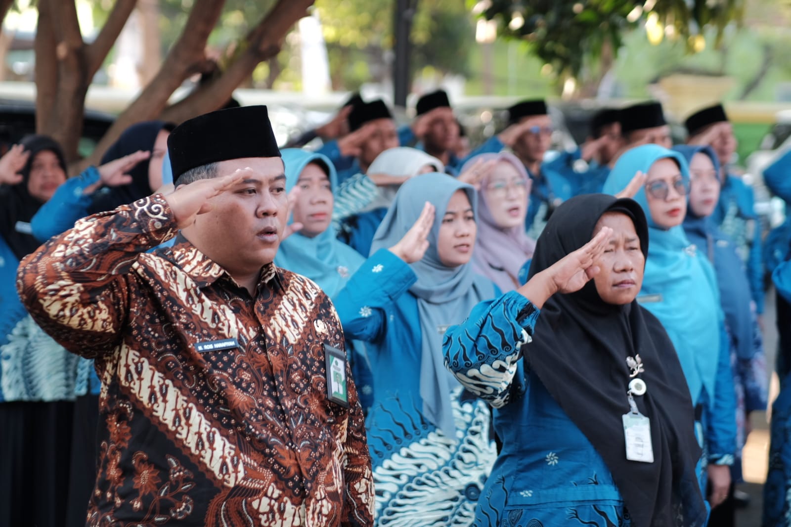 Merdeka! Kankemenag Sragen Gelar Upacara Peringatan HUT ke-80 RI