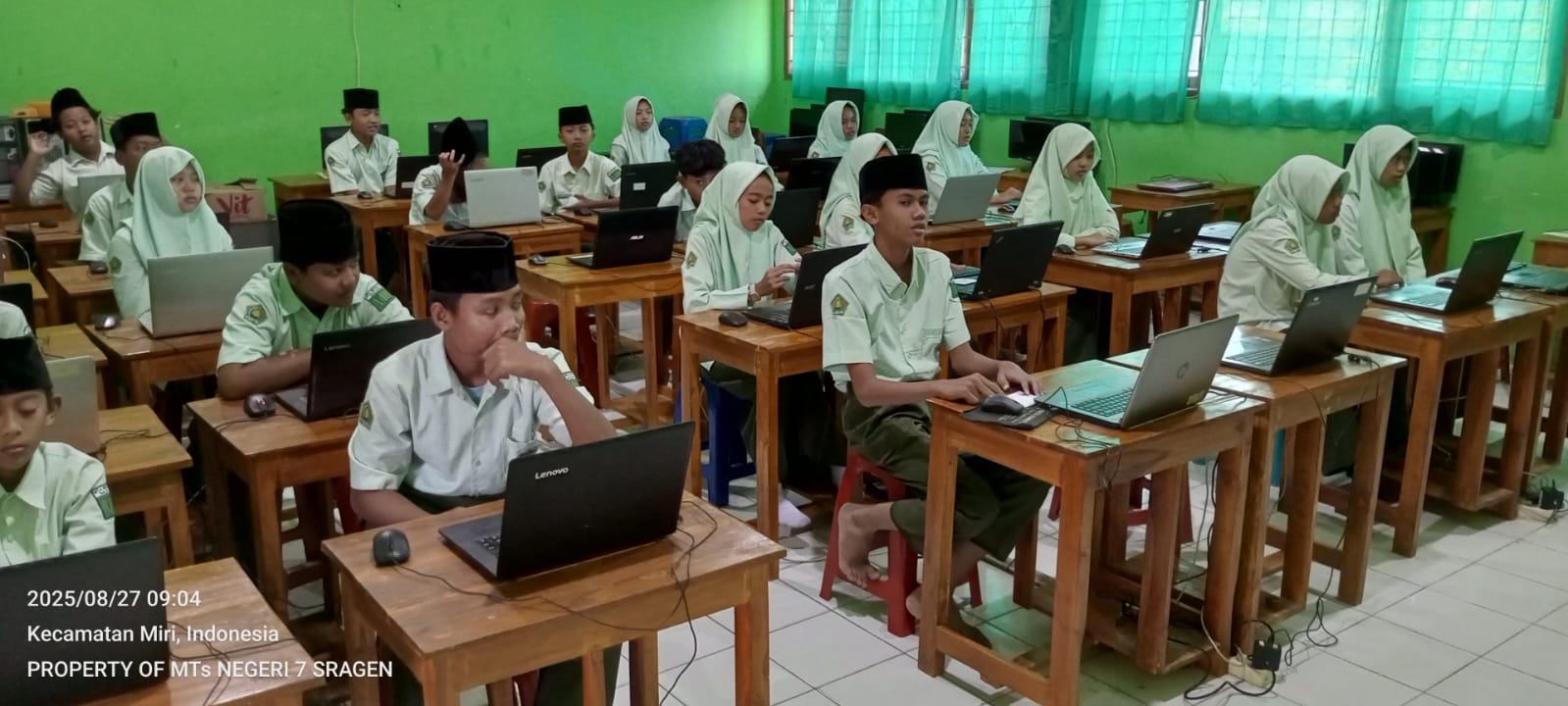 Lancar Laksanakan AN 2025, MTsN 7 Sragen Yakin Dapatkan Hasil Terbaik