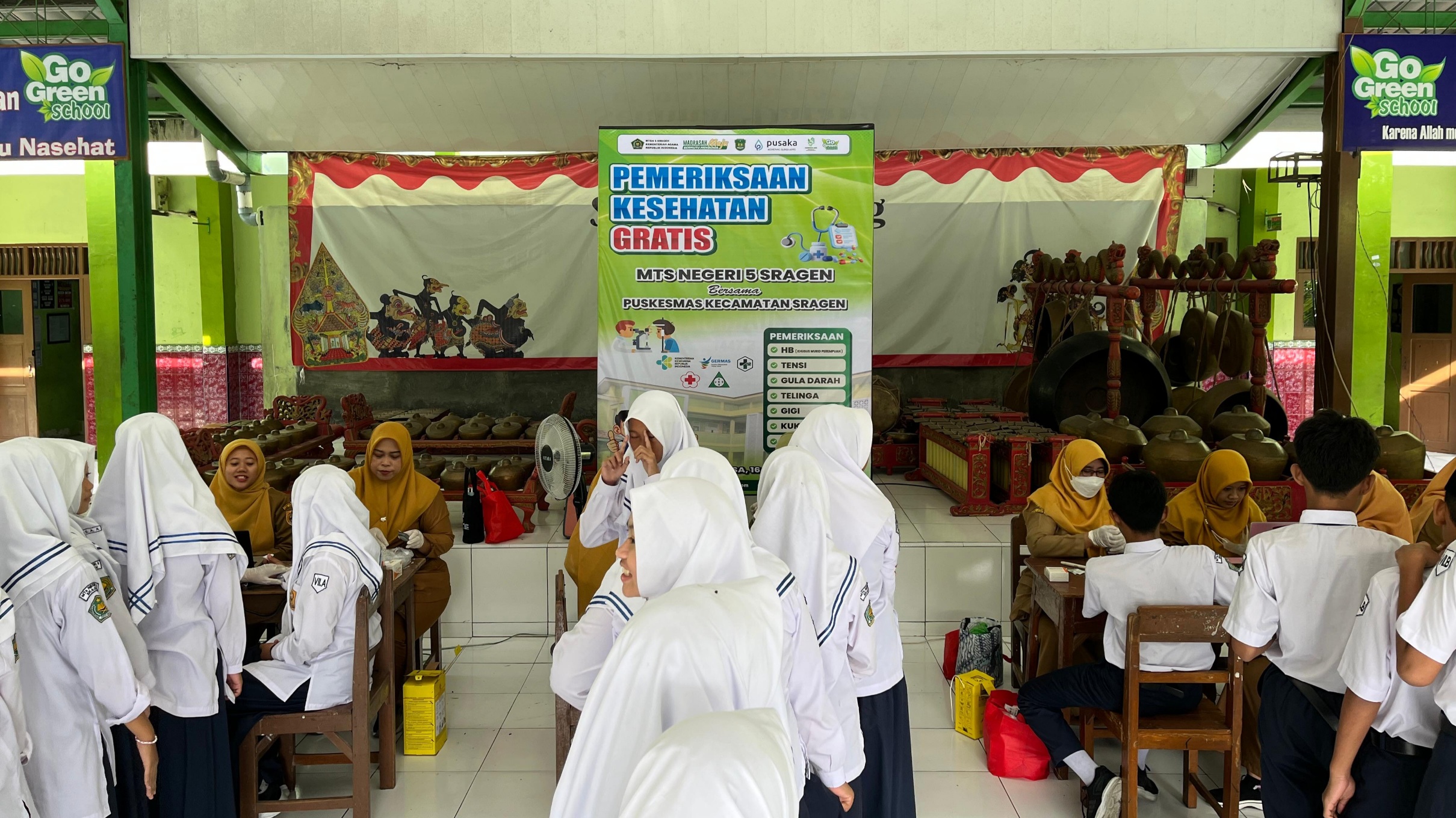 Aksi Sehat Ceria di MTsN 5 Sragen: Ketika Jarum Suntik Tak Lagi Menakutkan dan Senyum Jadi Obat Paling Manjur