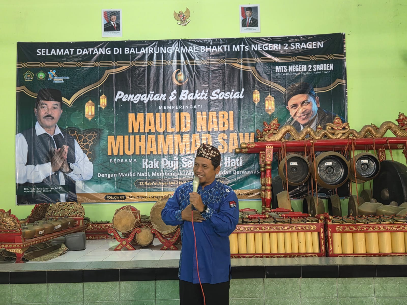 Meriahkan Maulid Nabi, MTsN 2 Sragen Hadirkan Juru Dongeng Islami