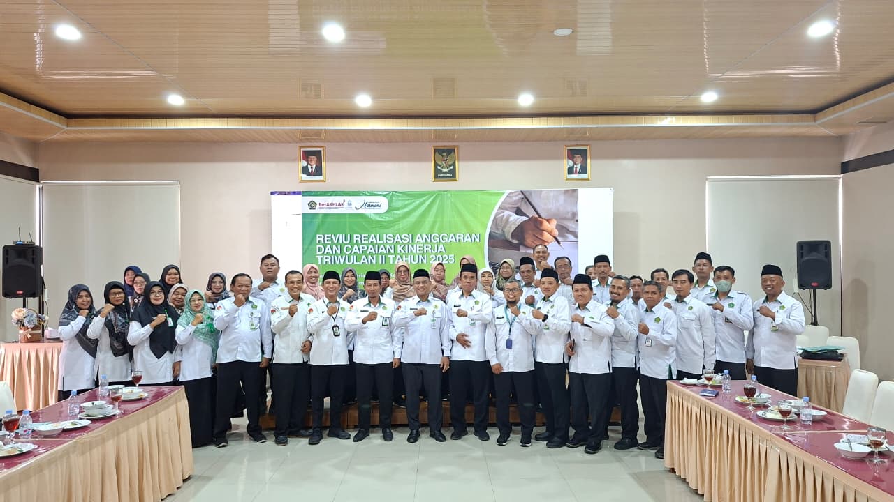 Menuju Kinerja Lebih Baik, Kankemenag Sragen Gelar Reviu Triwulan II
