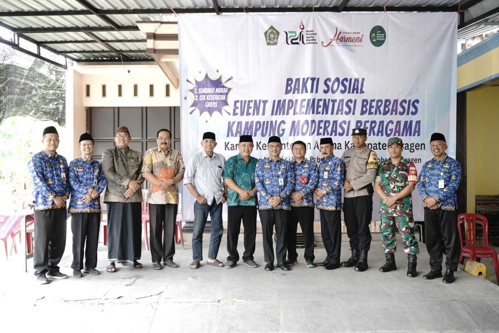 Rekatkan Persaudaraan Antar Umat, Kampung Moderasi Beragama Jetak Pabrik Adakan Cek Kesehatan Gratis