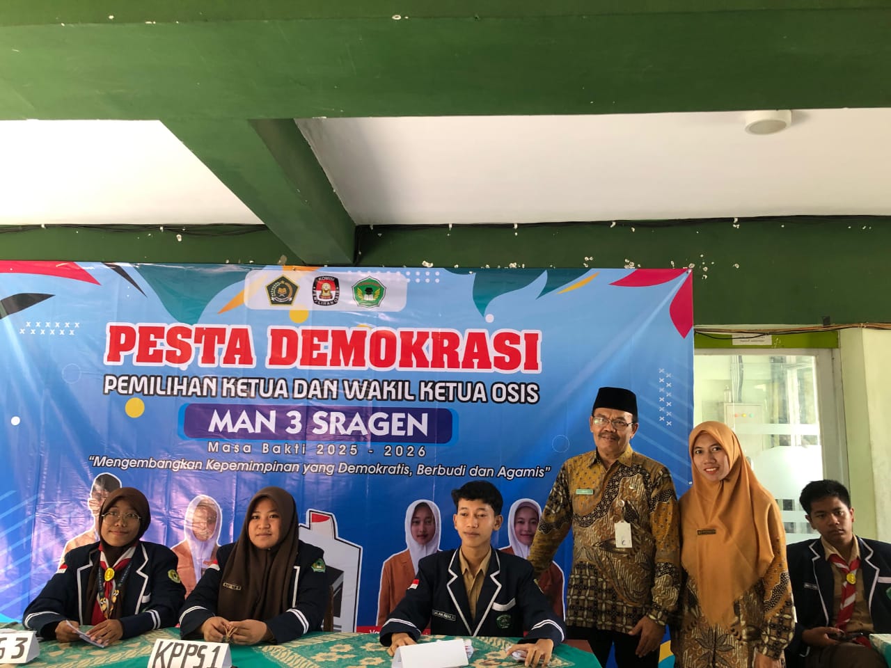 Panggung Demokrasi Siswa, MAN 3 Sragen Tetapkan Ketua OSIS Baru