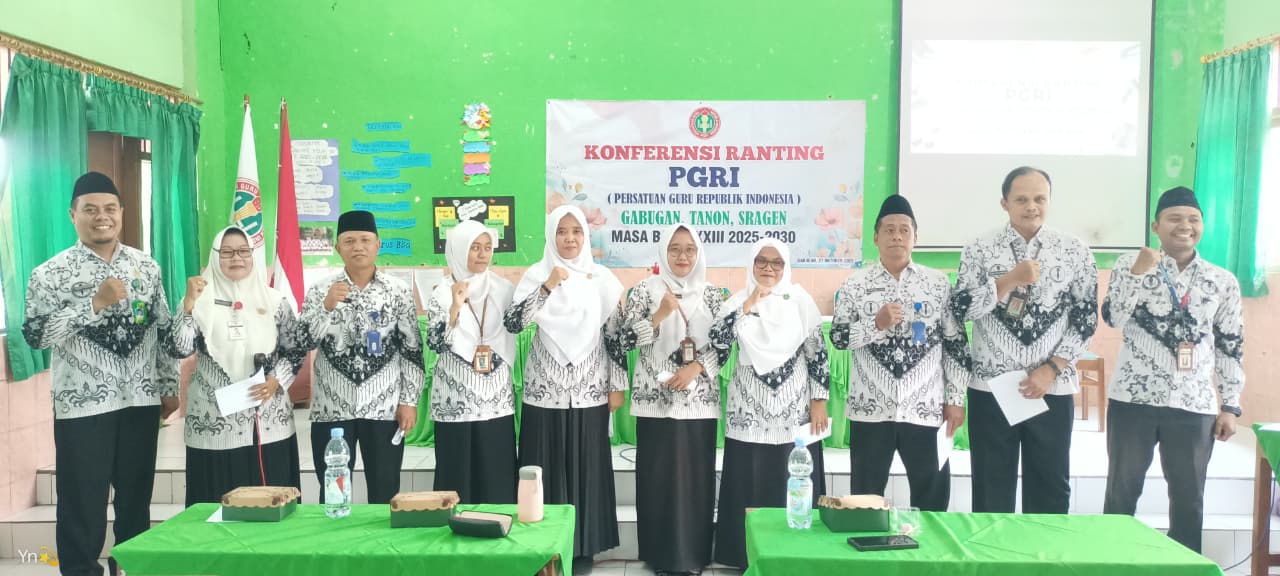 Konferensi PGRI Gabugan di MIN 1 Sragen: Lahirkan Pengurus Baru yang Siap Melanjutkan Perjuangan Organisasi