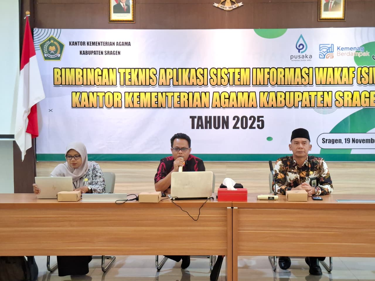 Gara Zawa Kemenag Sragen Perkuat Kapasitas Operator Wakaf Lewat Bimtek Aplikasi SIWAK