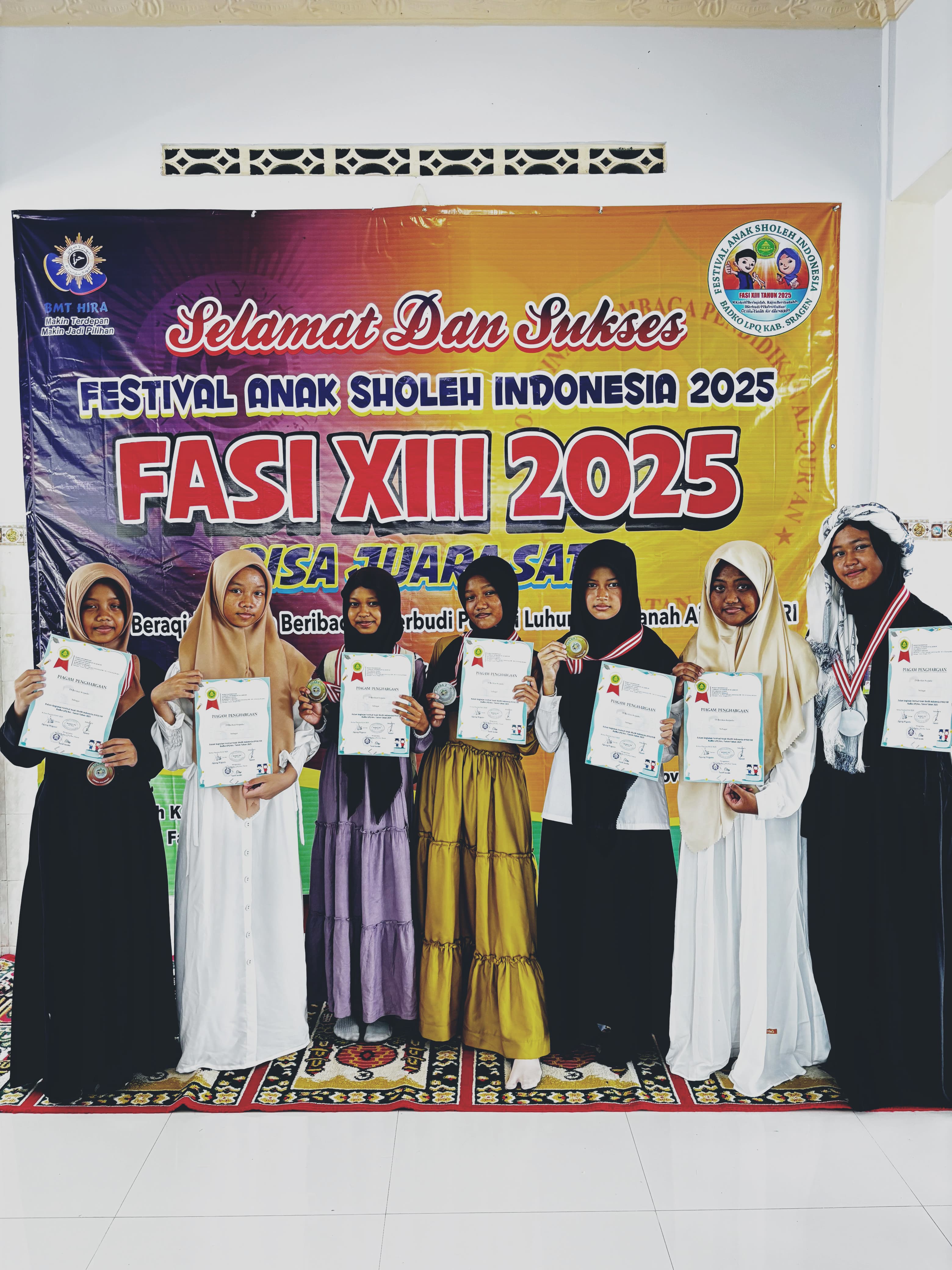 MTsN 2 Sragen Borong Juara di FASI XIII 2025 Kecamatan Tanon