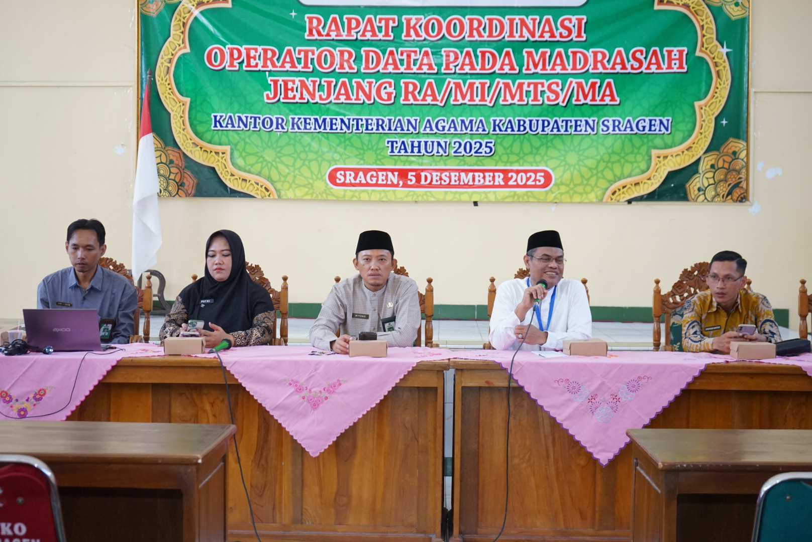 Kankemenag Sragen Tekankan Peran Vital Operator Data dalam Kesuksesan Madrasah