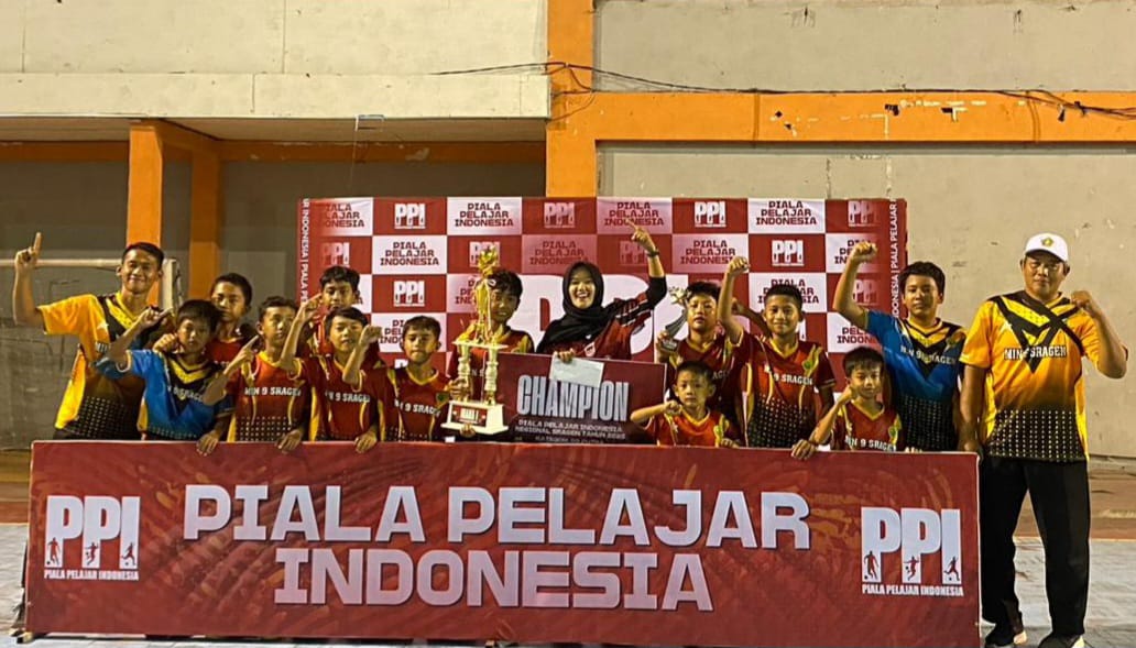MIN 9 Sragen Pertahankan Tradisi Juara, Sabet Gelar Juara 1 Turnamen Futsal Piala Pelajar Indonesia 2025