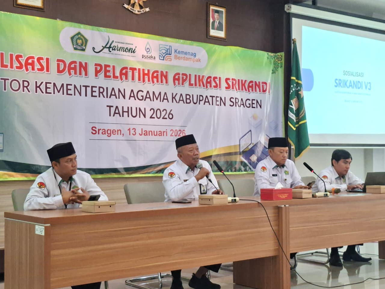 Kemenag Sragen Sosialisasikan SRIKANDI Dukung Transformasi Digital Kearsipan