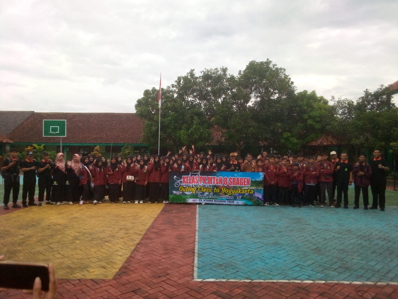 Belajar Sambil Rekreasi, Outing Class Kelas Program Khusus MTsN 8 Sragen ke Yogyakarta